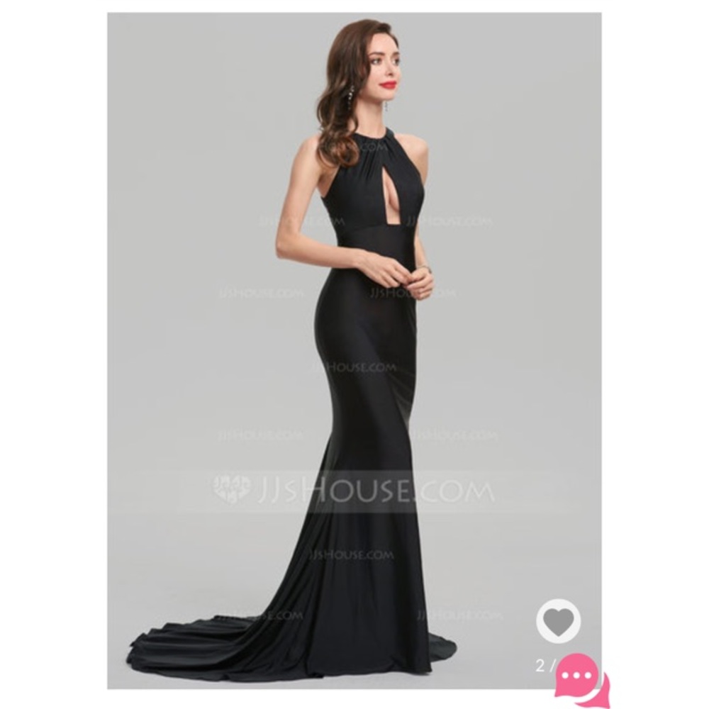 JJ’s House- Red Trumpet/Mermaid Evening Gown